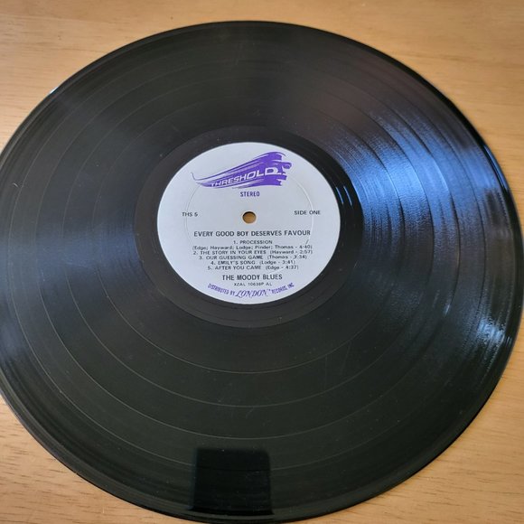 THE MOODY BLUES Every Good Boy Deserves Favour LP 1971 Threshold THS 5 Rock LP7 - Picture 9 of 11